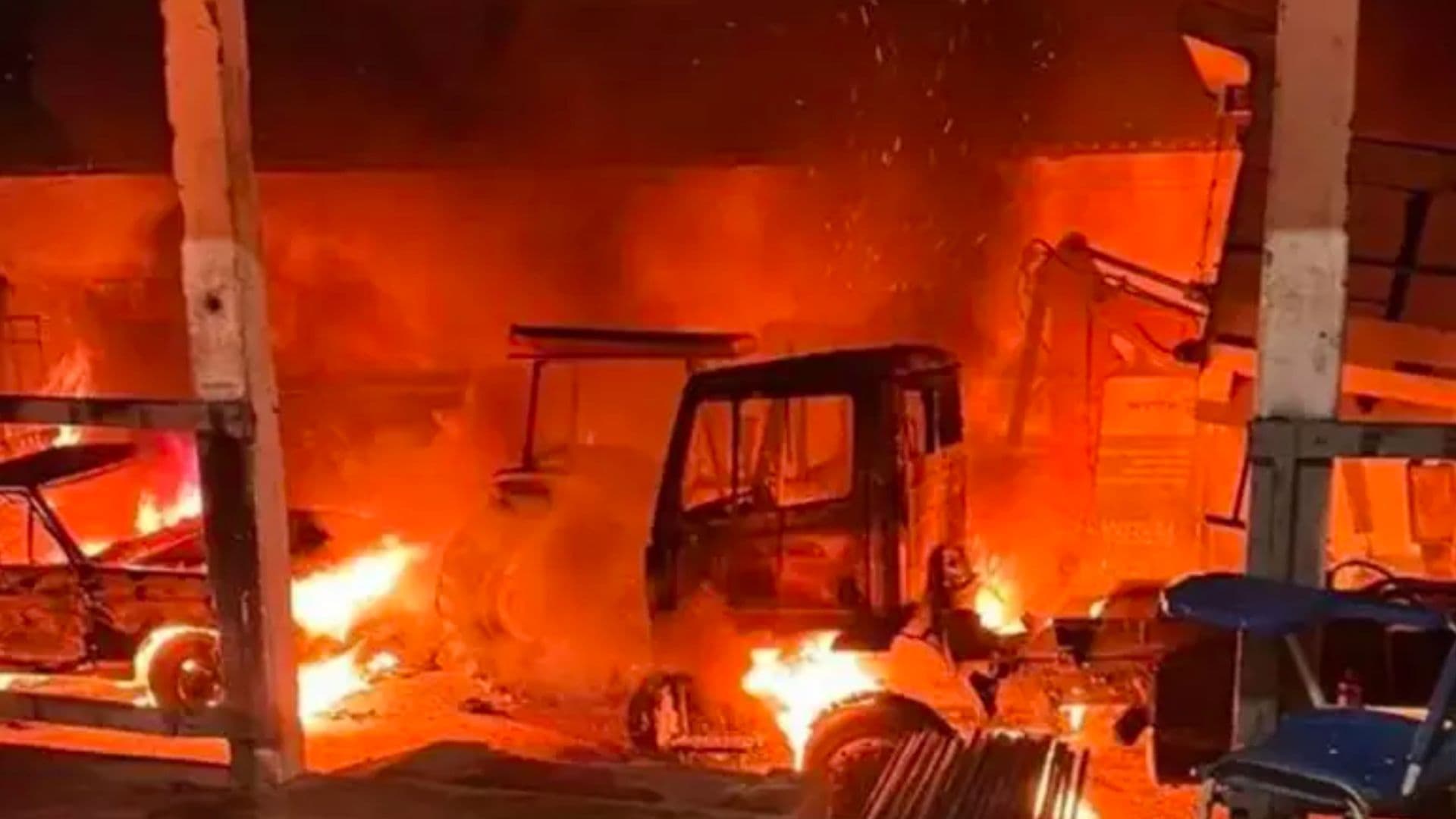 Veículos incendiados em ataques no Rio Grande do Norte