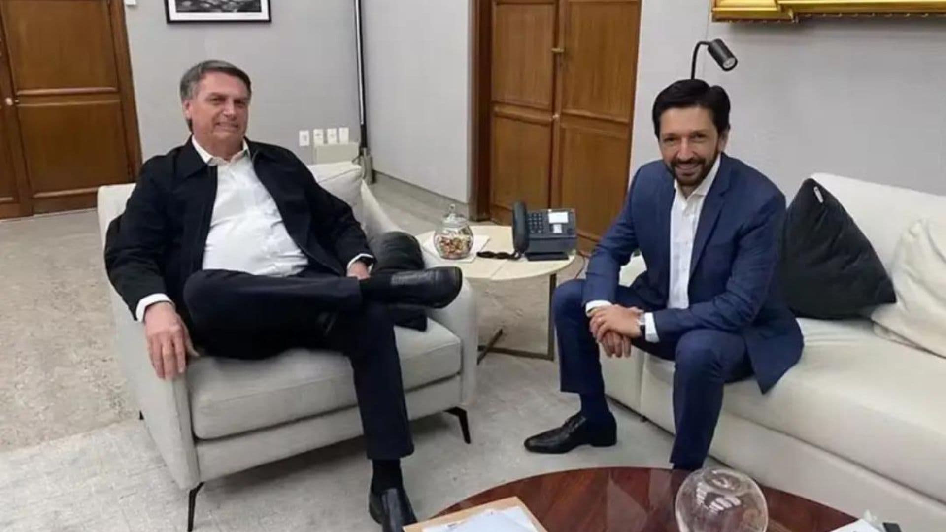 Jair Bolsonaro e Ricardo Nunes