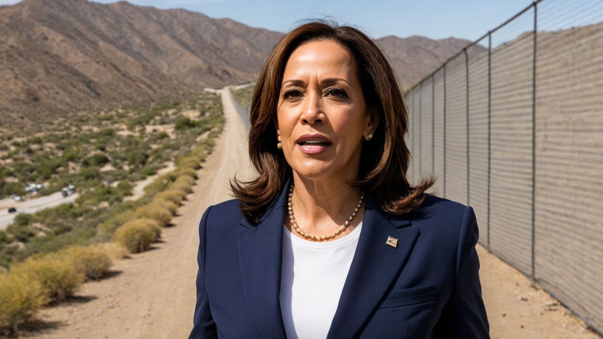 A vice-presidente dos Estados Unidos, Kamala