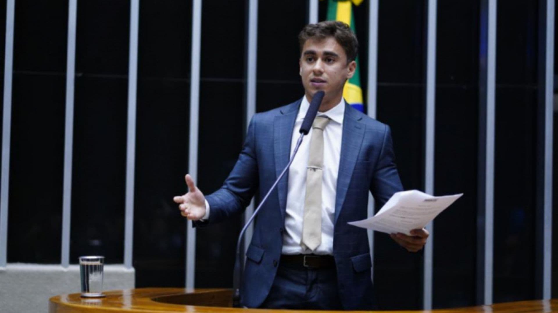 O deputado federal Nikolas Ferreira