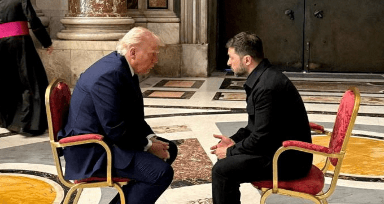 Após encontrar Zelensky, Trump critica Putin, adverte sobre ações futuras e reitera visão sobre conflito Rússia-Ucrânia.