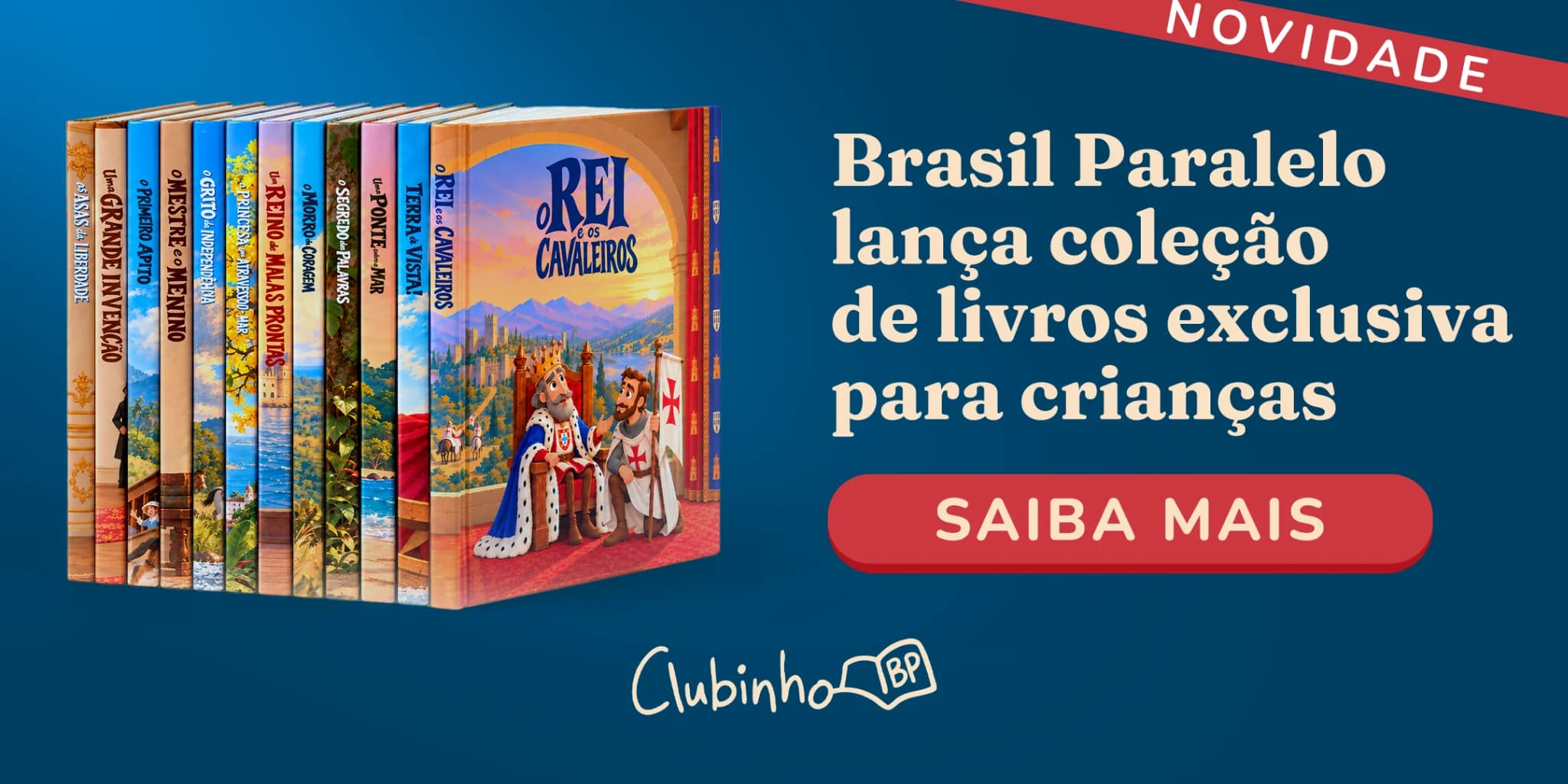 A paixão pela história do Brasil nasce em casa.