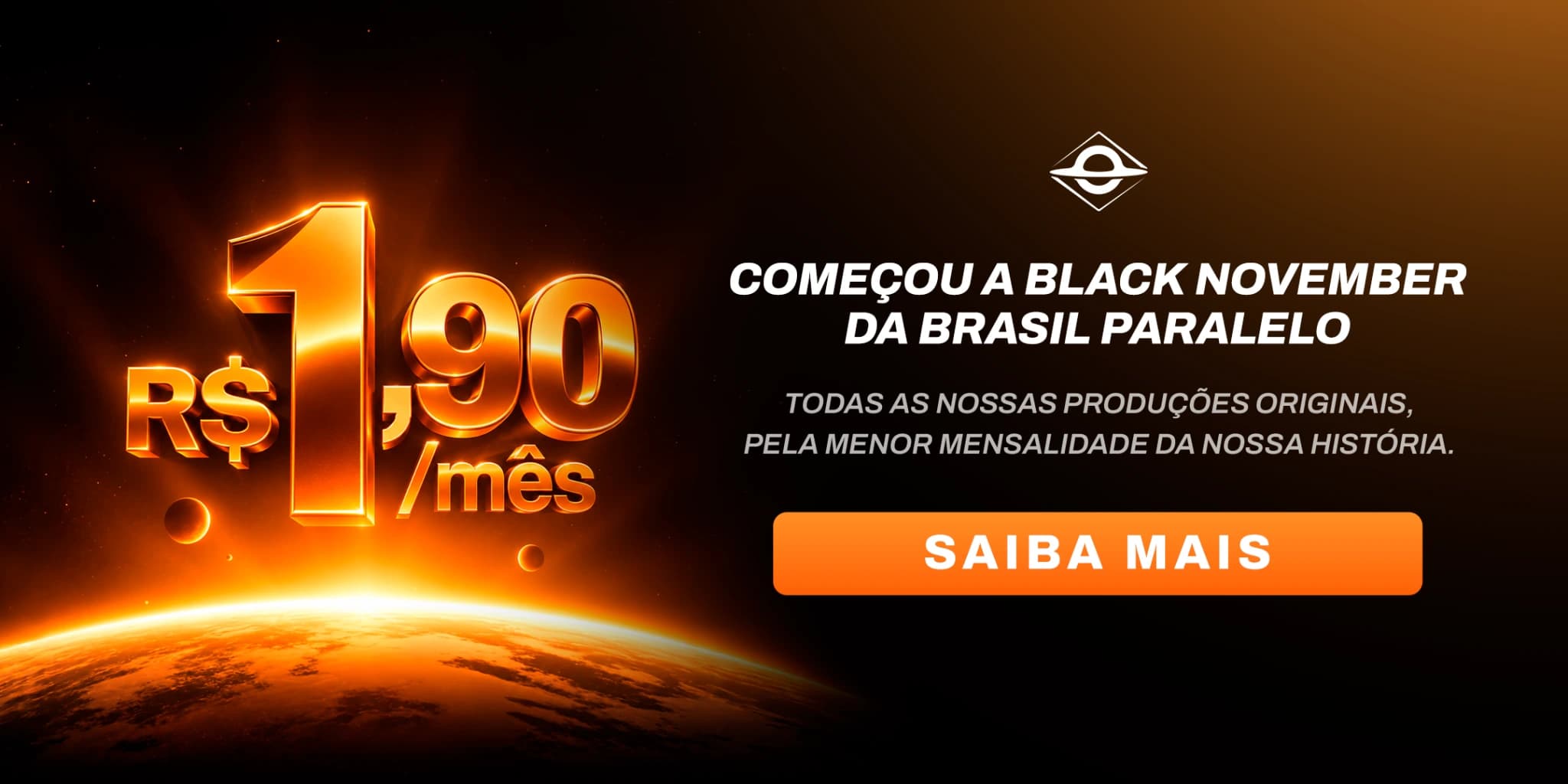 Aproveite o valor mais barato da nossa história