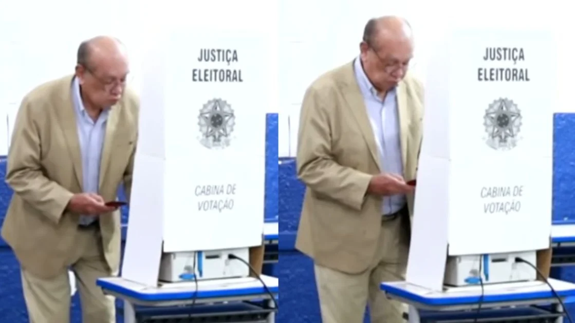 Equipe de Gilmar Mendes diz que ele não usou celular para votar