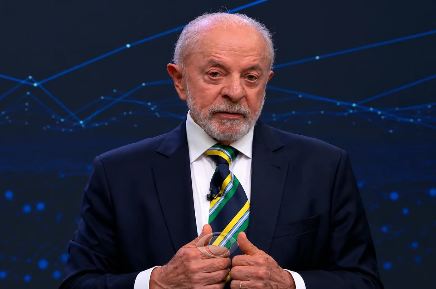 Lula durante o debate da Band