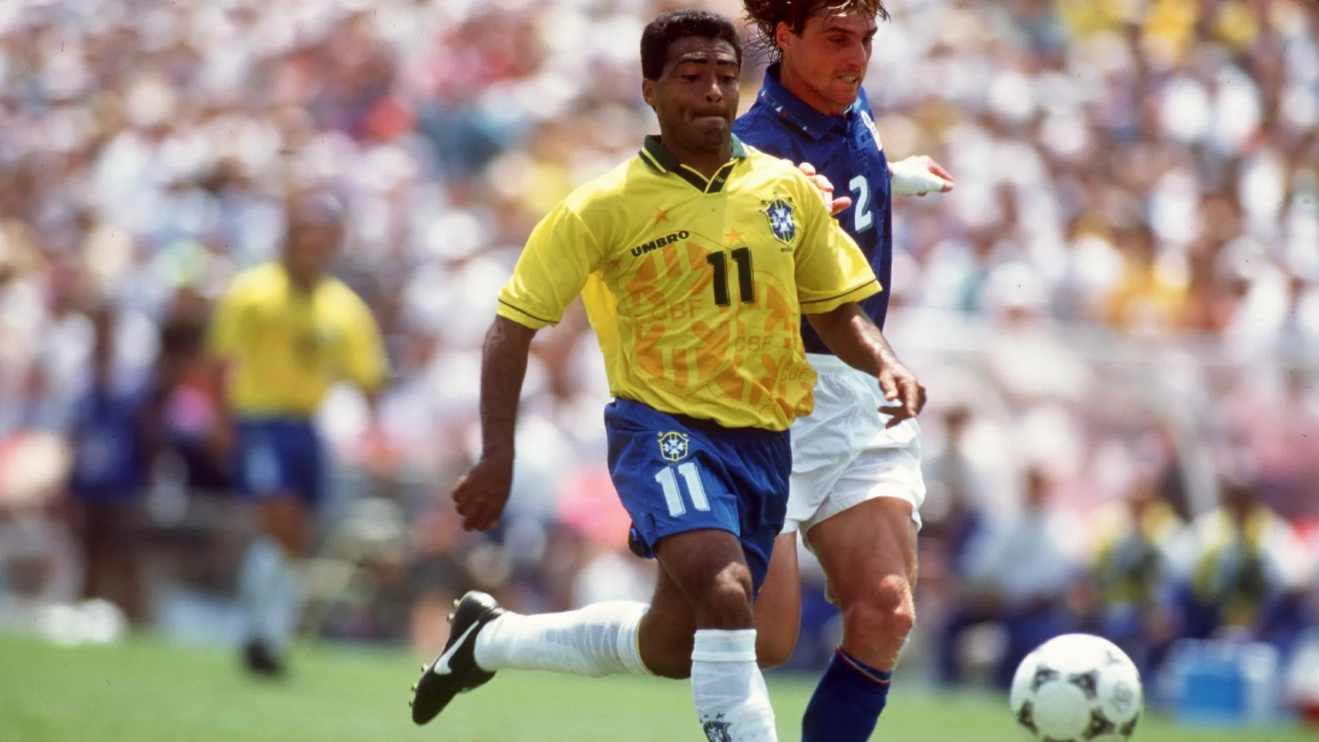 Romário jogando futebol na copa do mundo
