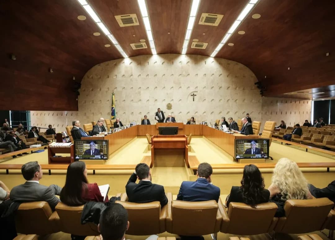 Sessão plenária do Supremo Tribunal Federal