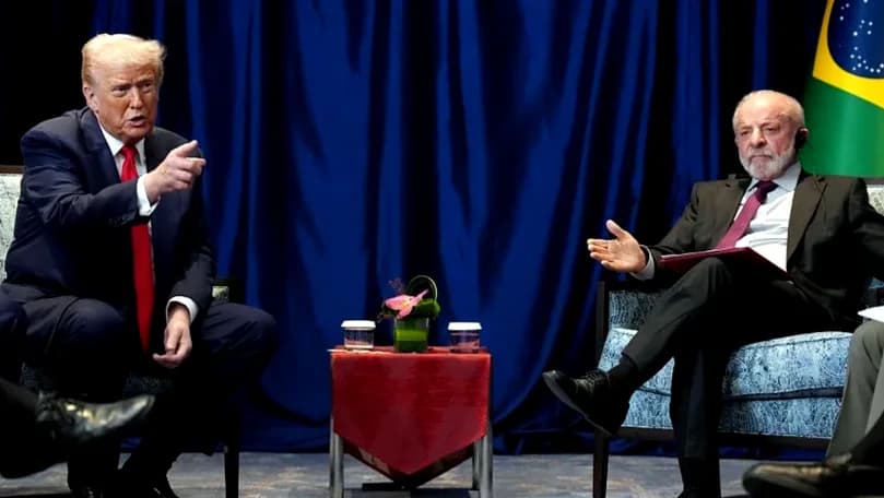 Donald Trump e Luiz Inácio Lula da Silva