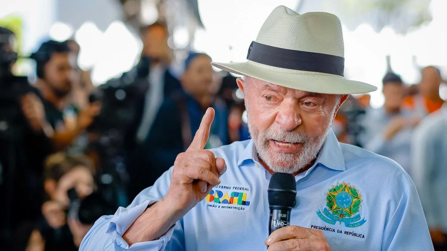 Lula durante discurso em que criticou classificação de PCC e CV como terroristas