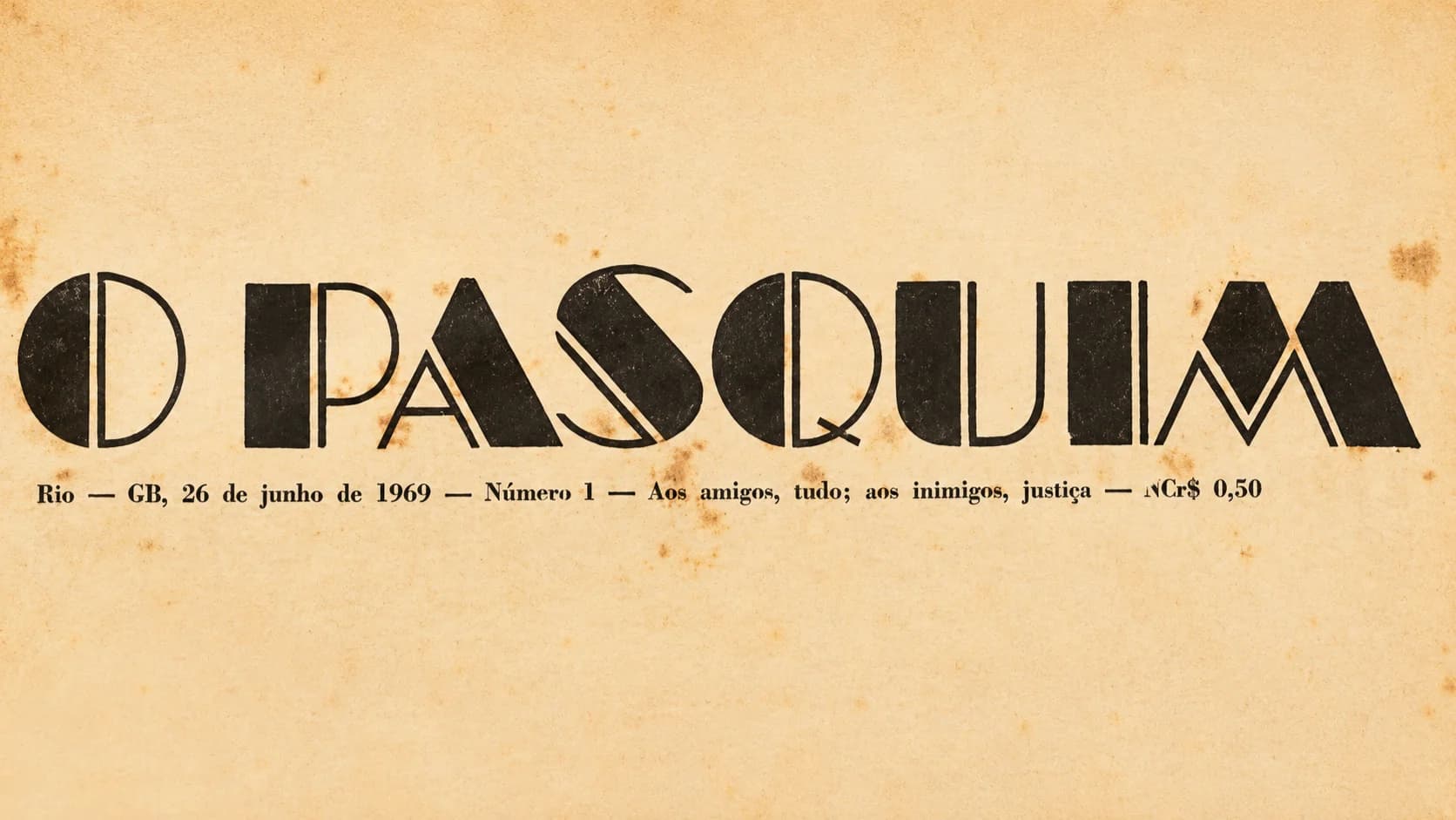 Logotipo de O Pasquim.