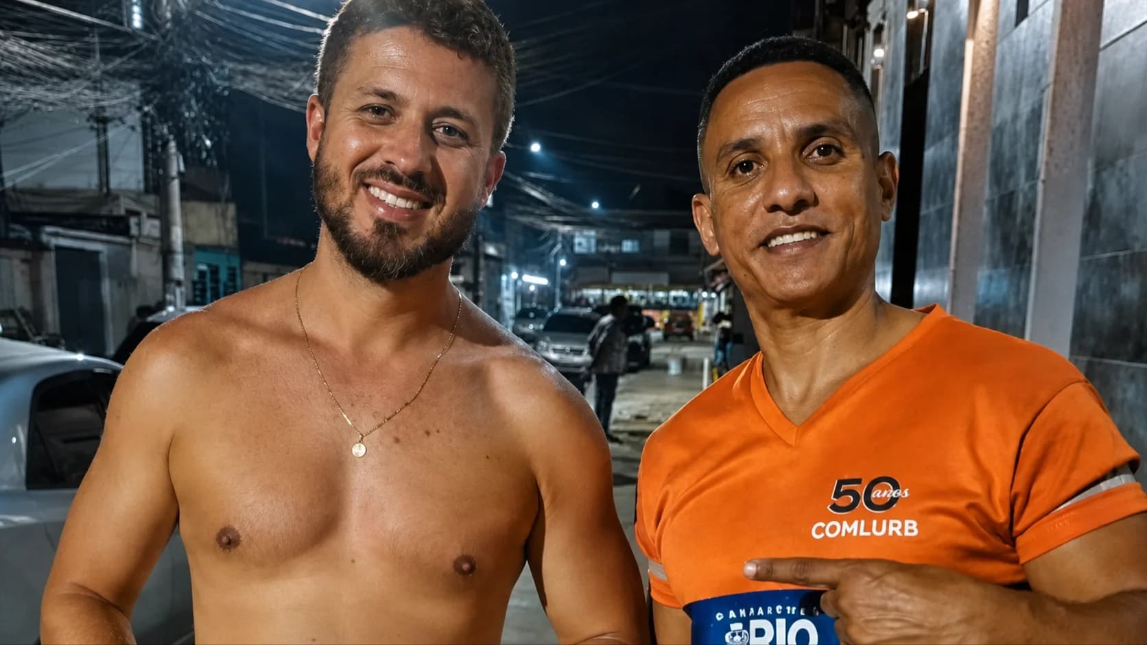Gari e dono da sacola de dinheiro