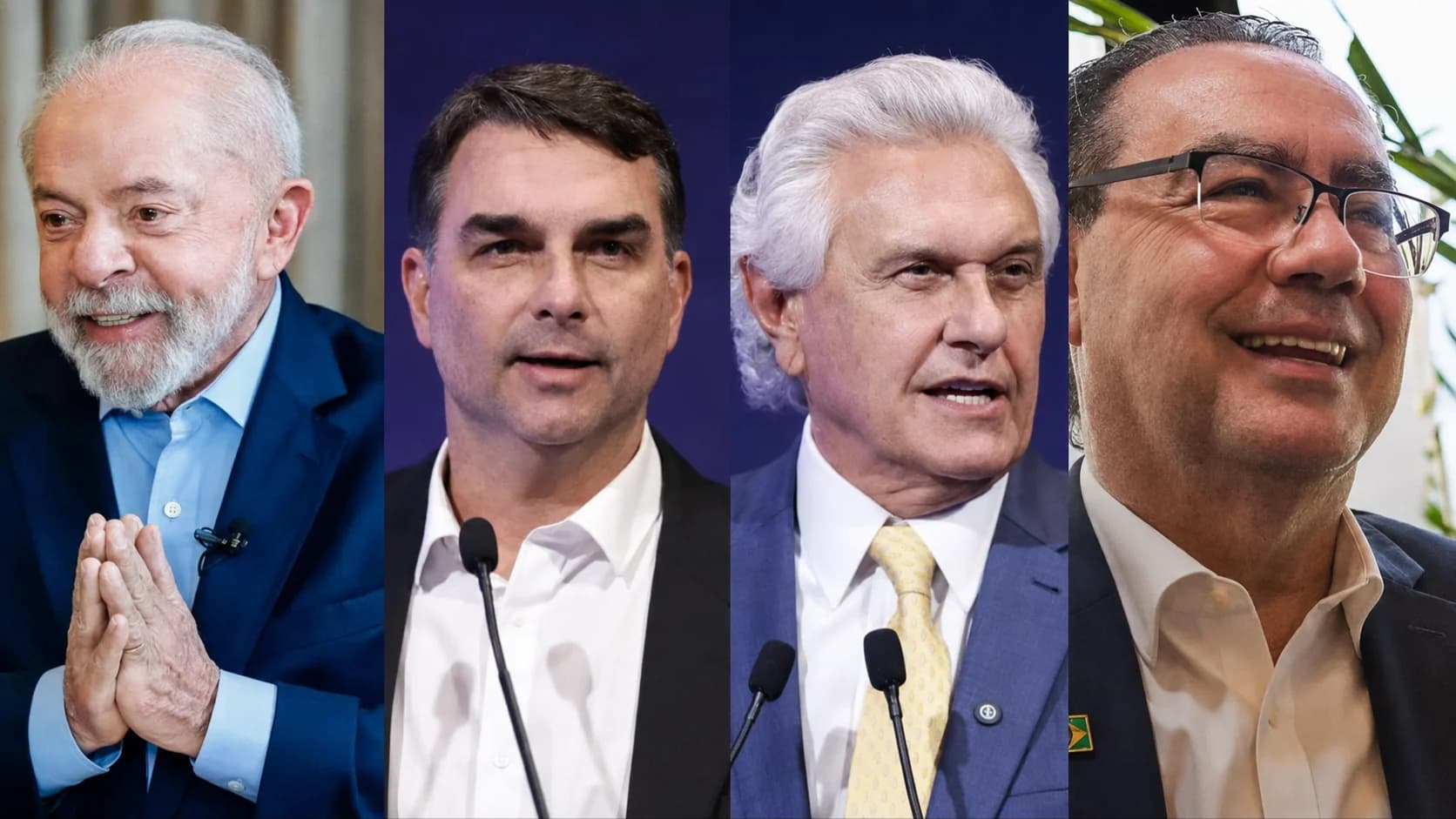 Lula, Flávio, Caiado e Cury