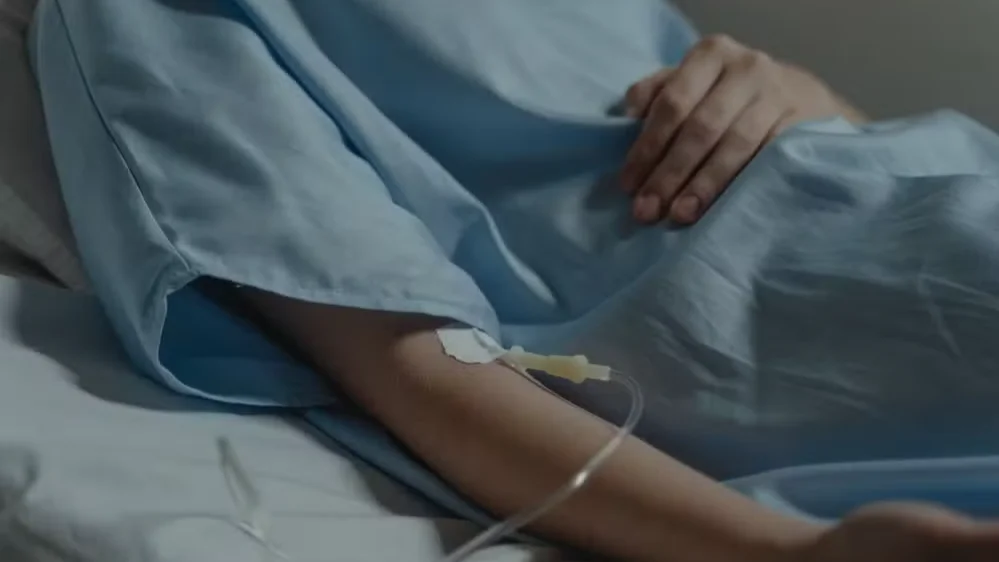 Criança em um hospital