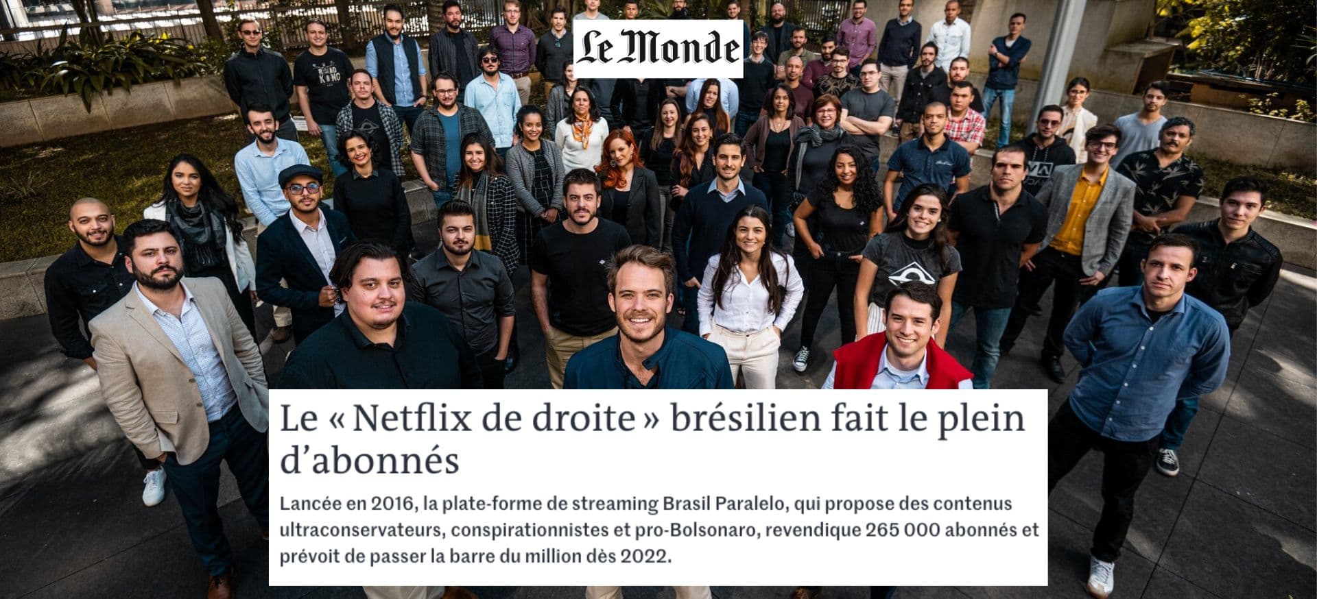 Reportagem Netflix da Direita