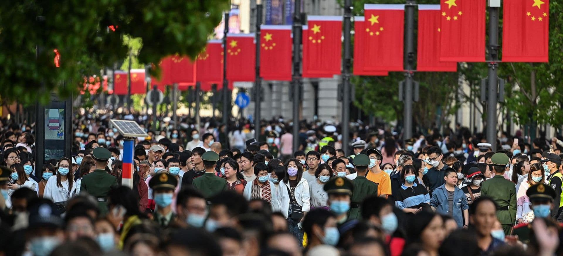 População da China cai