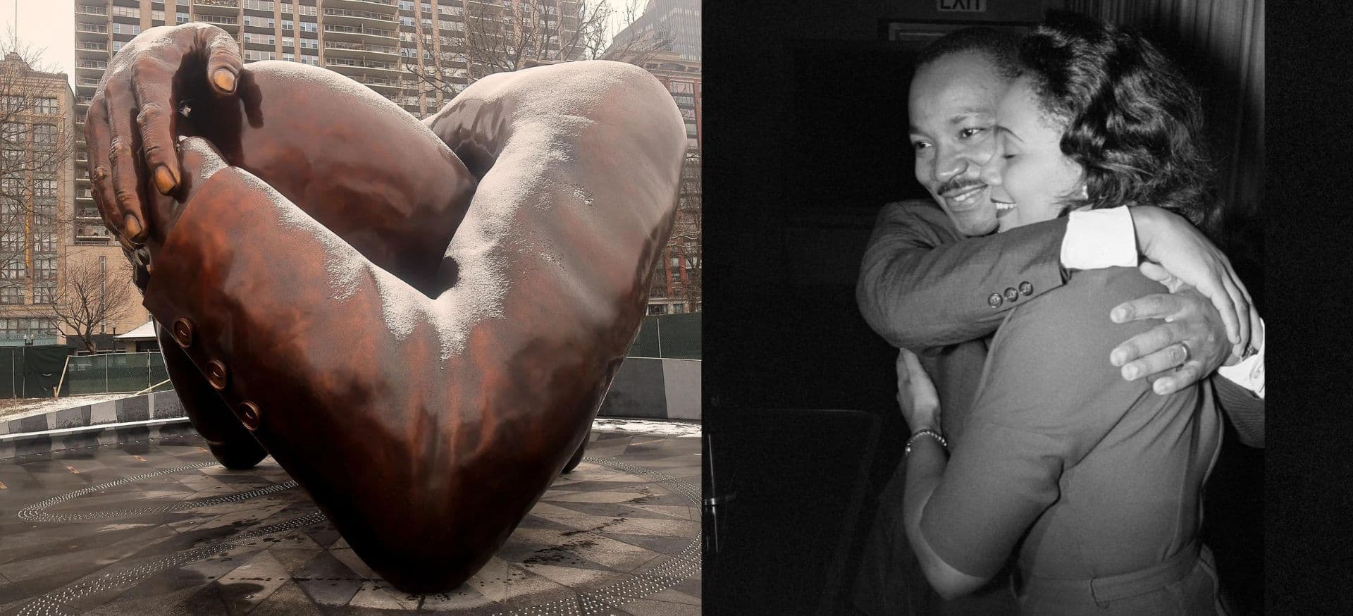 Obra DE Martin Luther King é instalada em Boston EUA