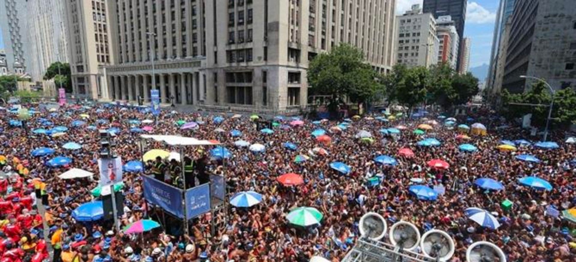 Festa de carnaval na rua