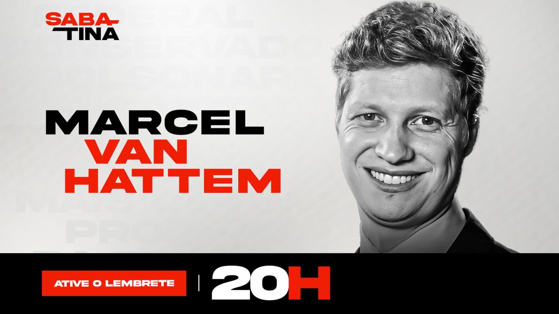 Marcel van Hattem no programa Sabatina BP