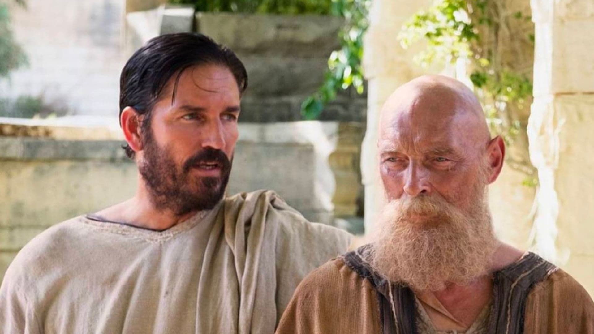 Paulo e Lucas do filme Paulo, Apóstolo de Cristo
