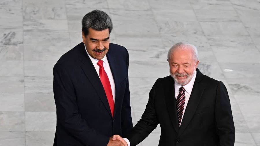 Lula recebe Maduro no Palácio do Planalto