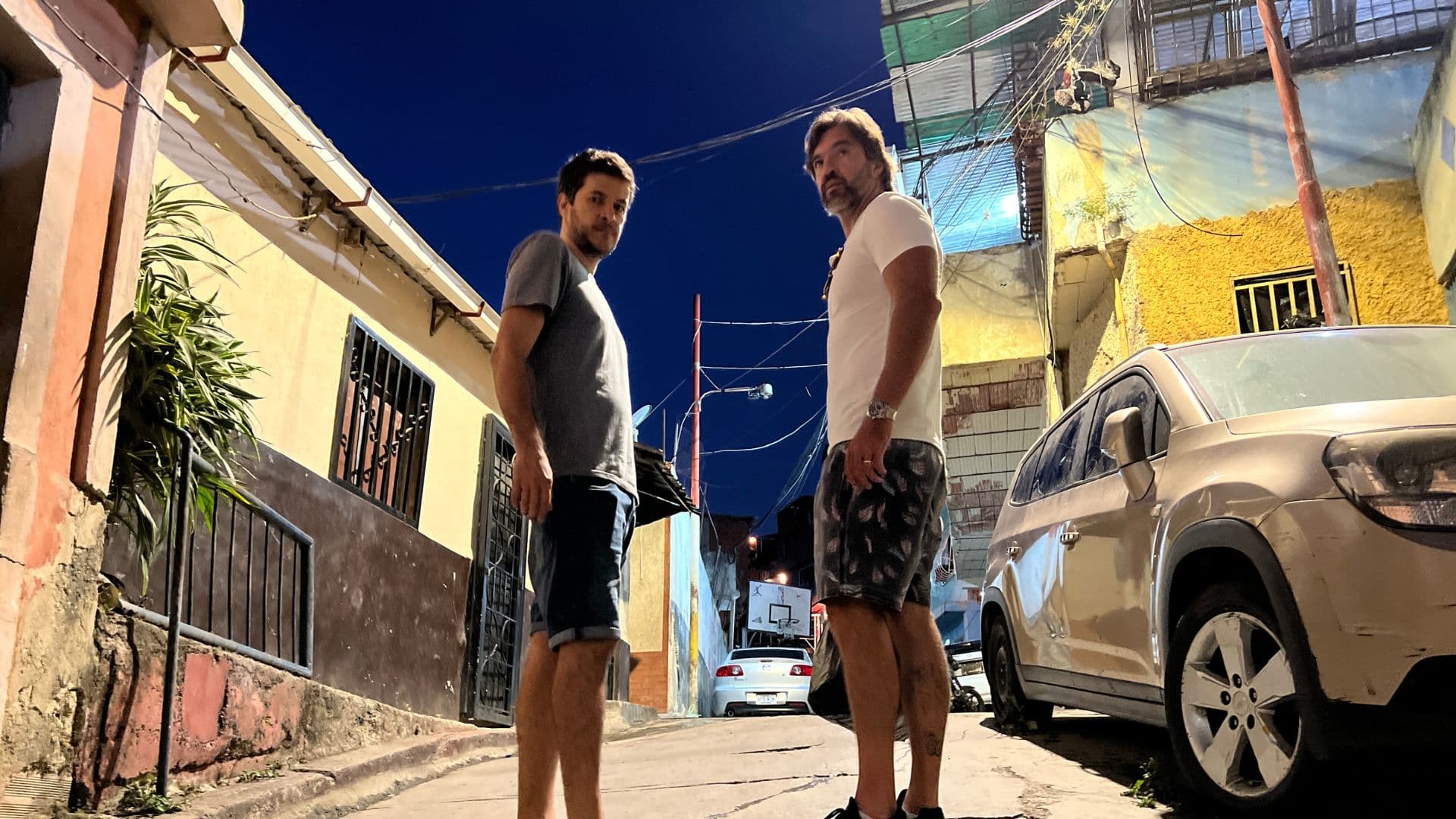 Bruno Musa e Fábio Lima em Caracas.