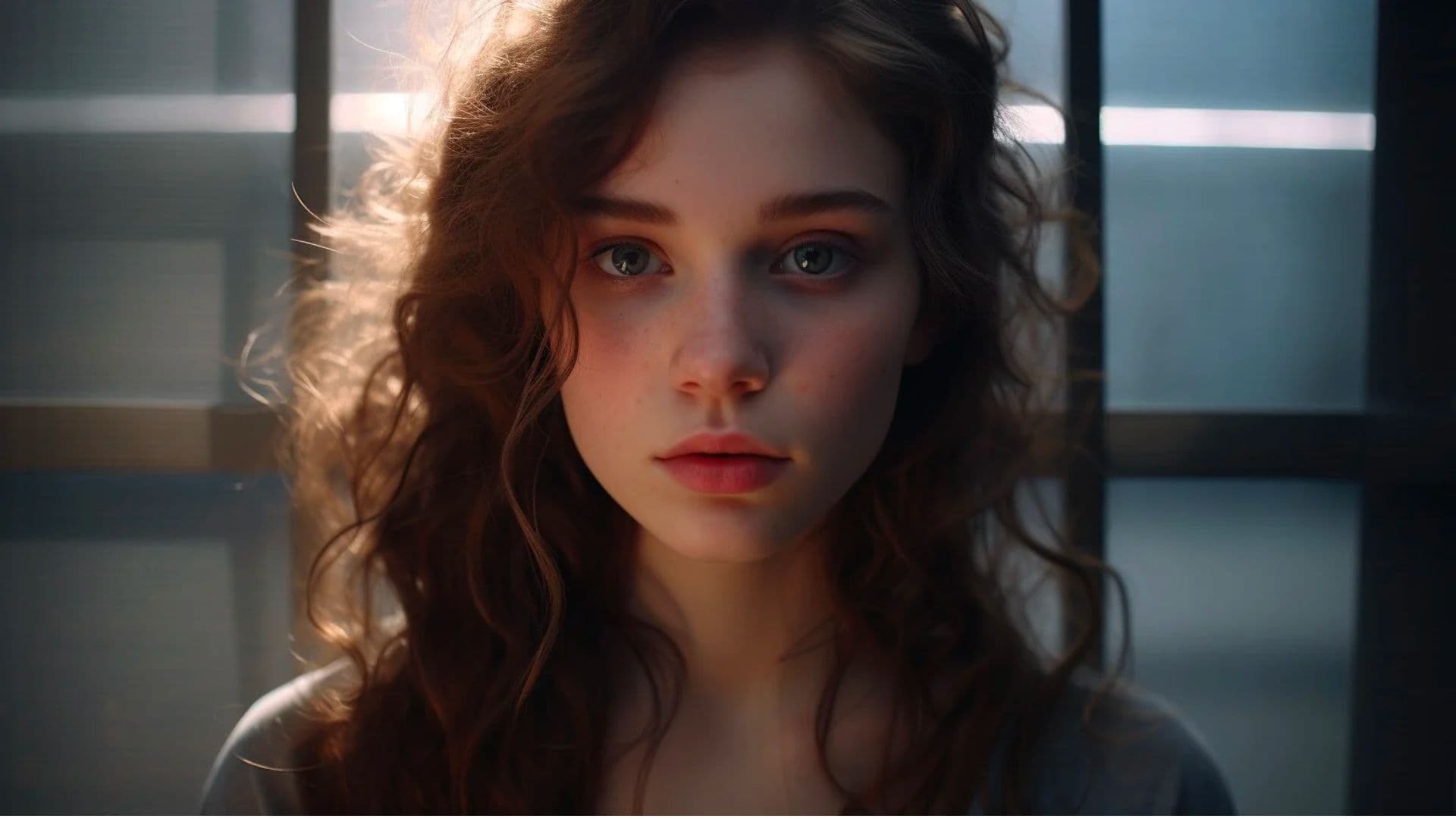 Imagem de mulher gerada por IA