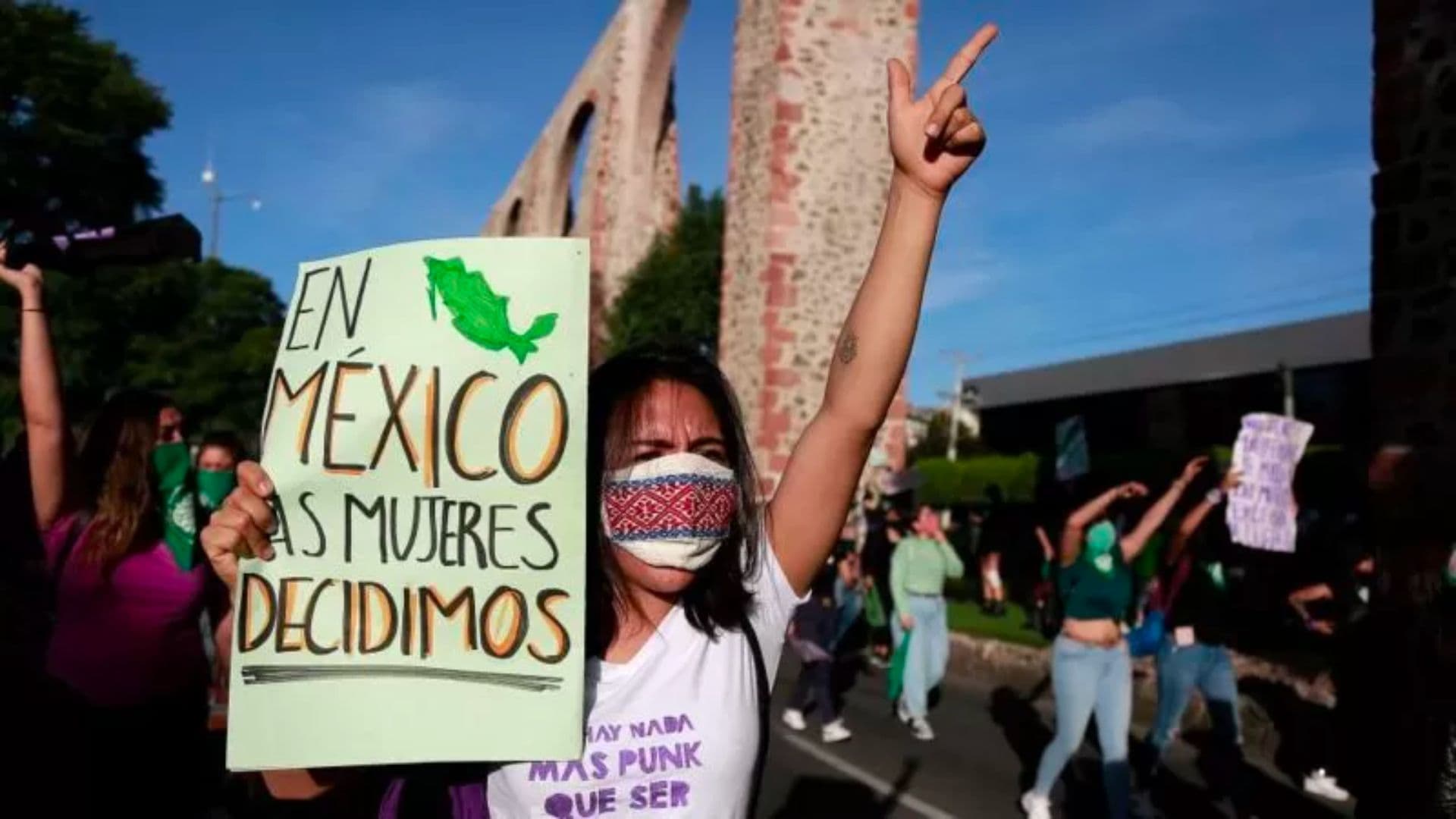 Feminista pró-aborto no México.