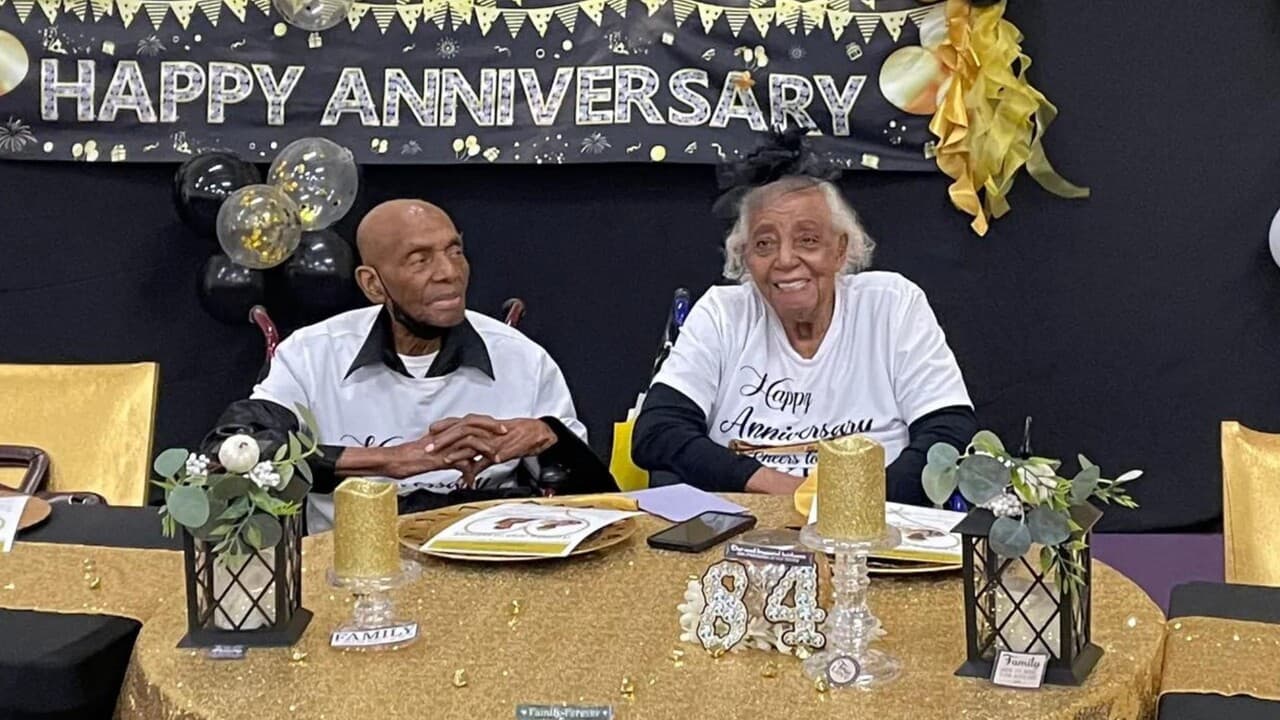 Casal Americano Completa 84 anos de Casamento de Sucesso