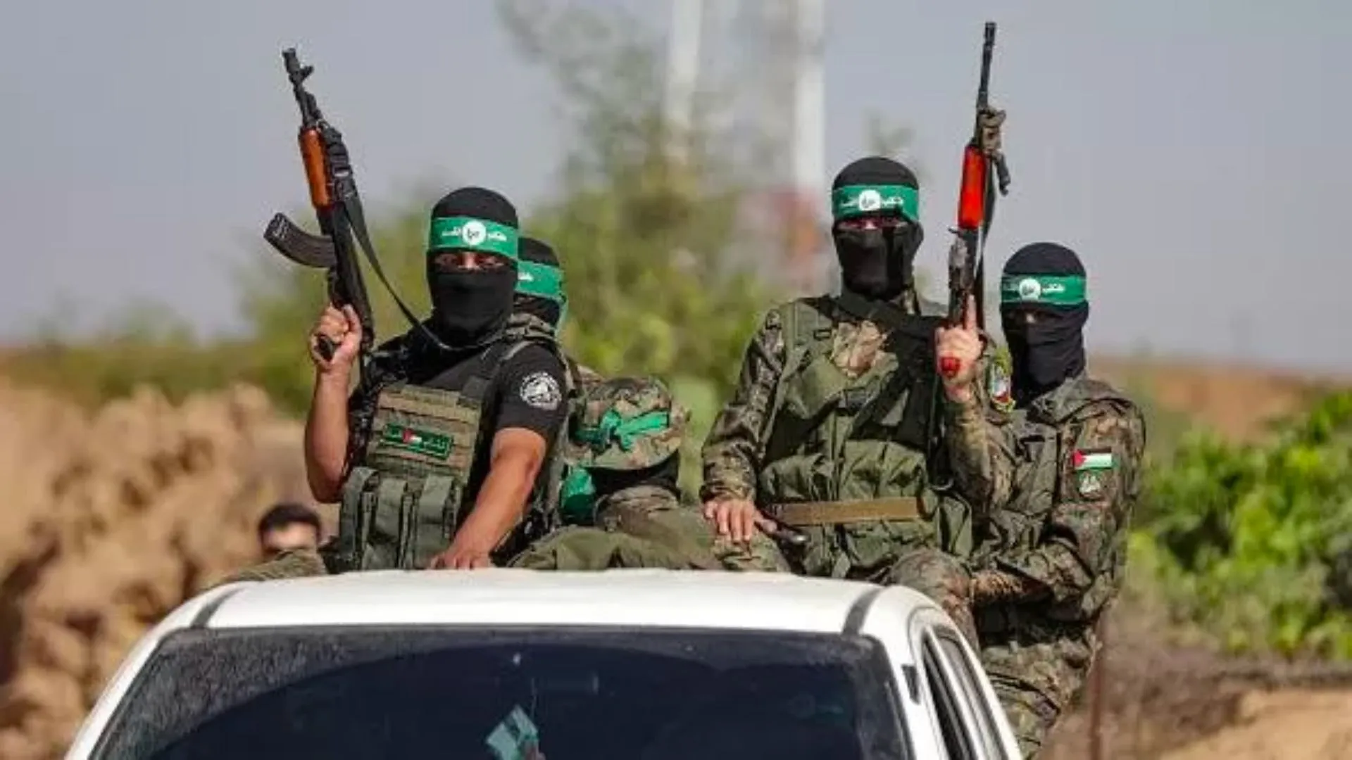 Terroristas ligados ao Hamas.