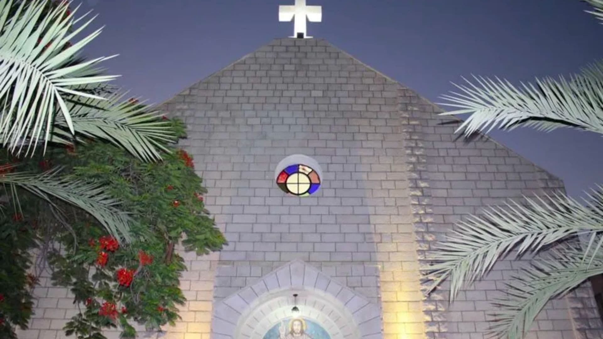 Igreja Sagrada Família, em Gaza.