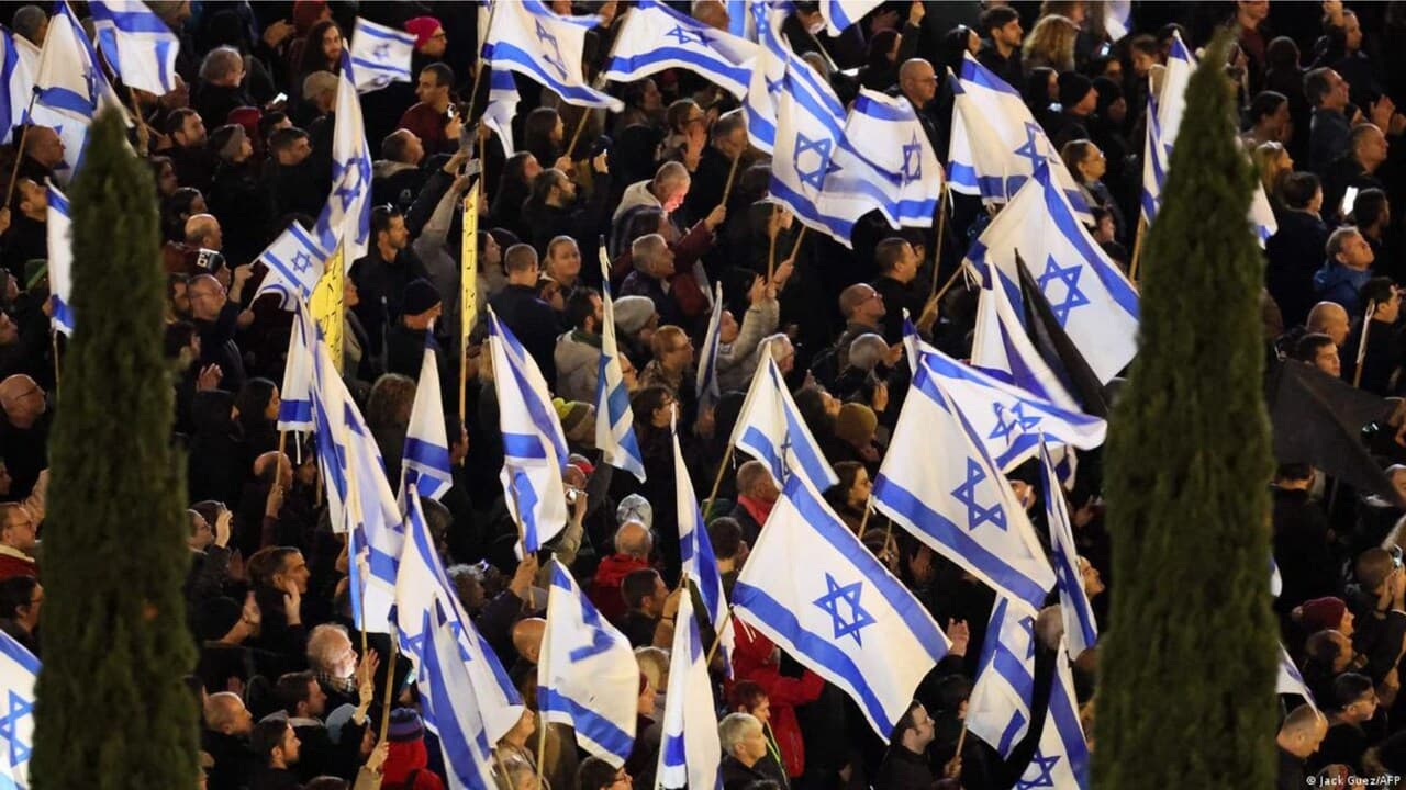 Manifestação pela paz em Israel