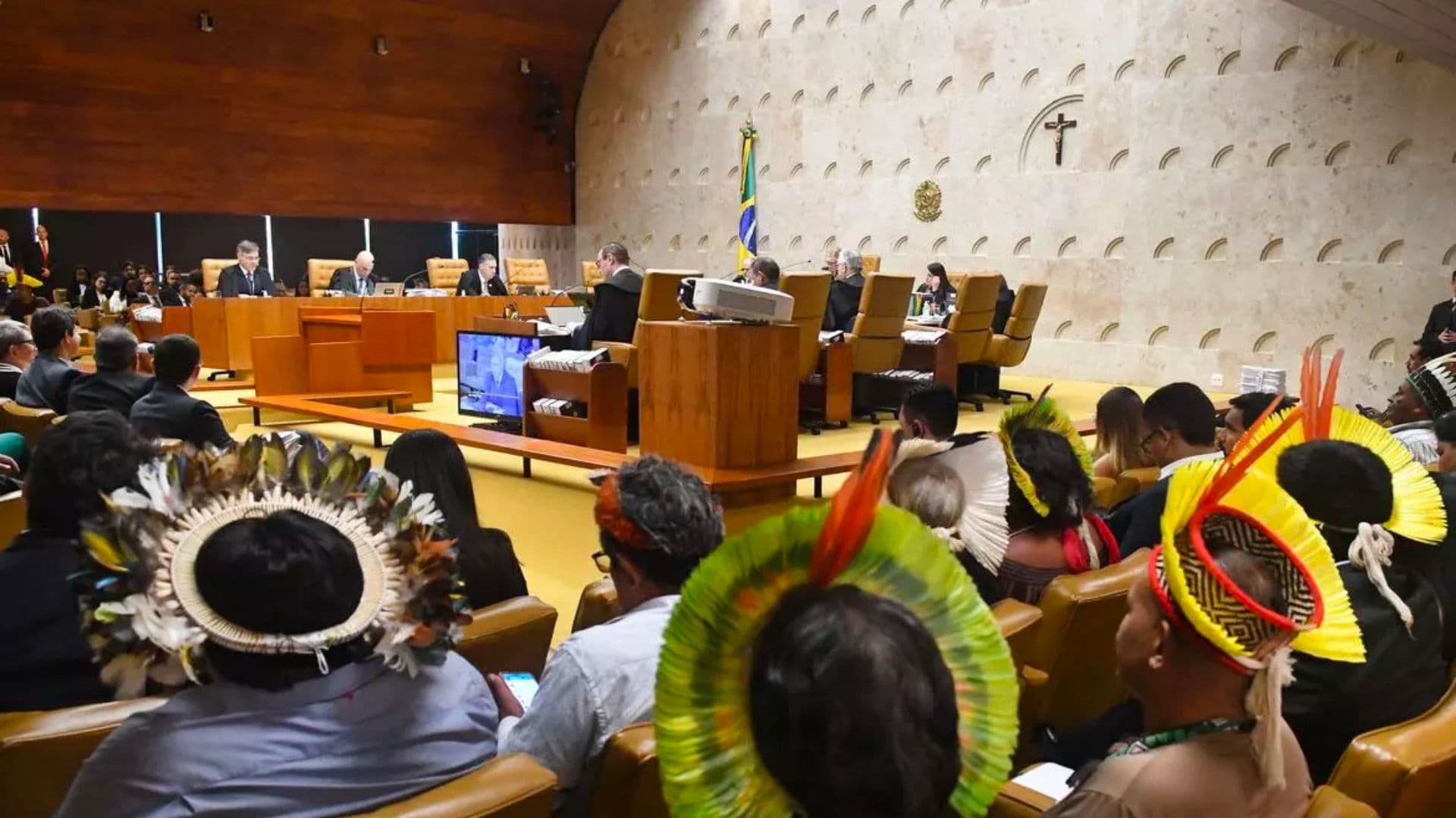 Sessão do marco temporal no STF