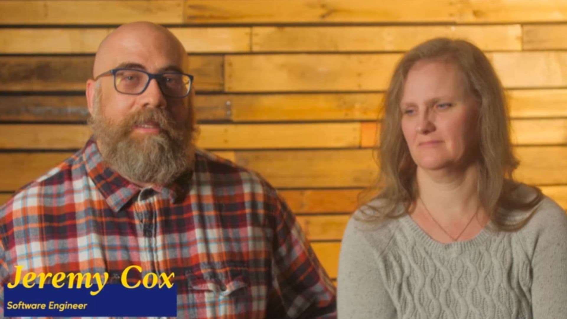 Mary e Jeremy Cox.