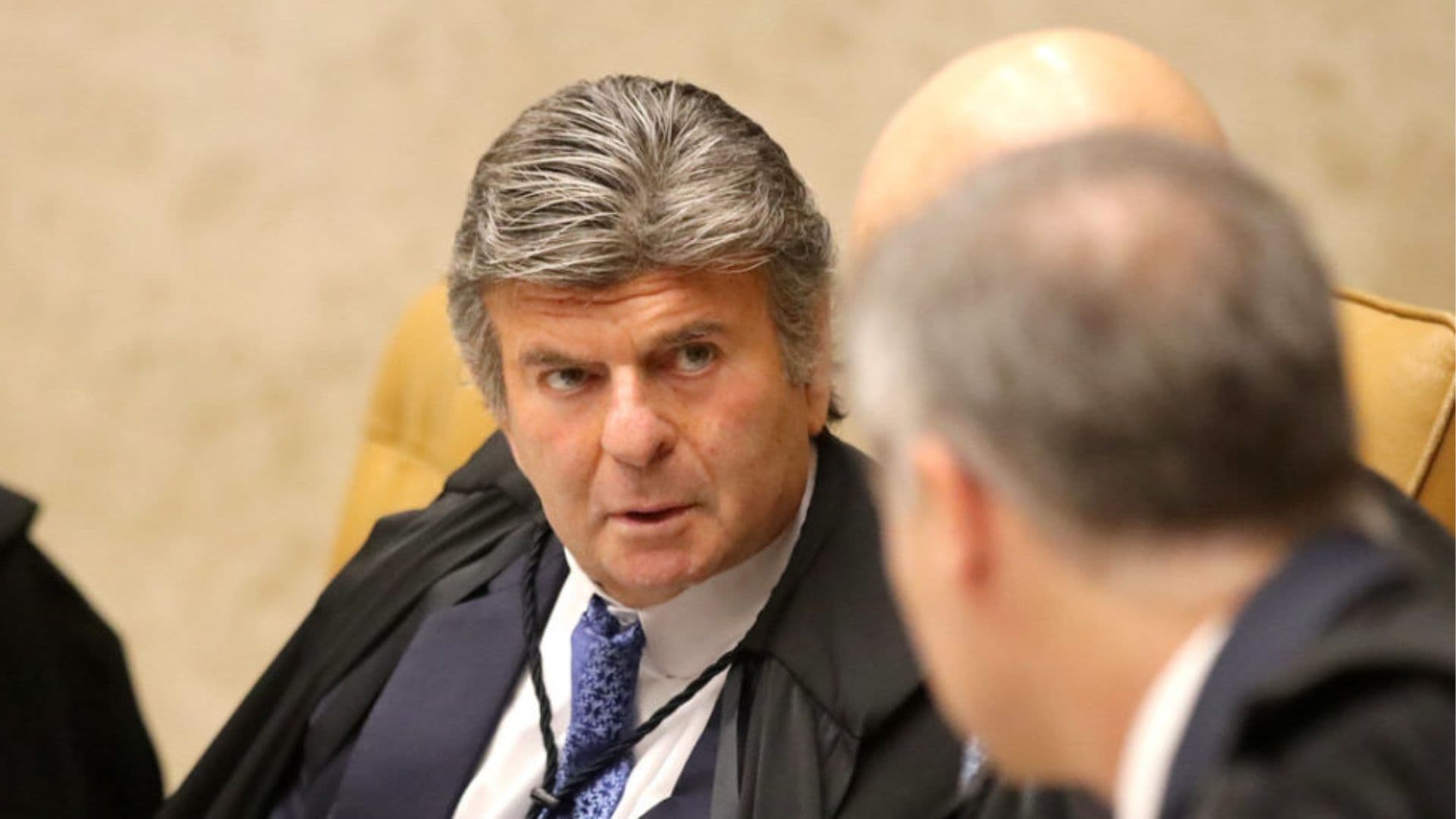 Luiz Fux no plenário do STF