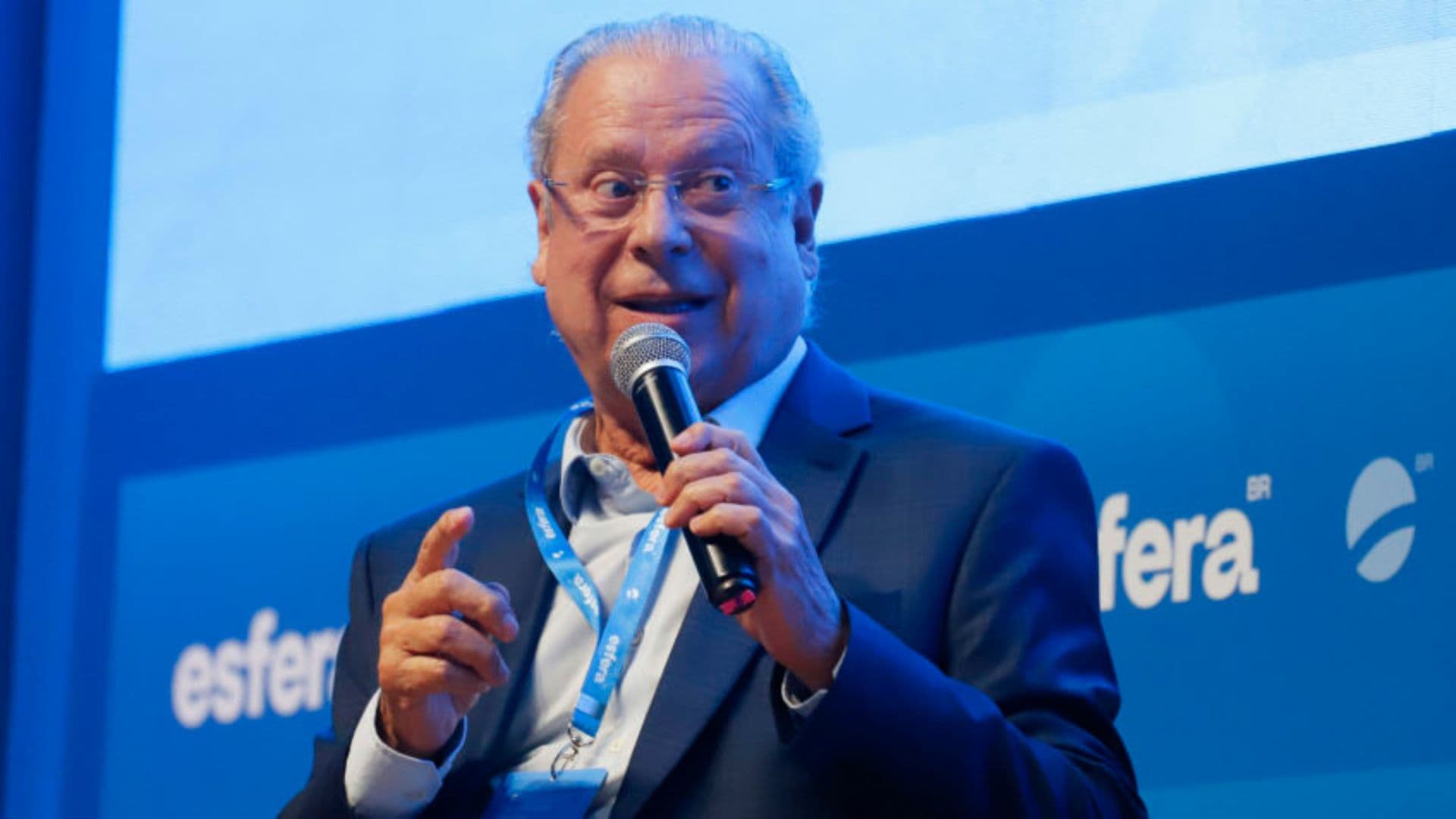 Ex-ministro da Casa Civil José Dirceu em foto no evento em que fez as afirmações