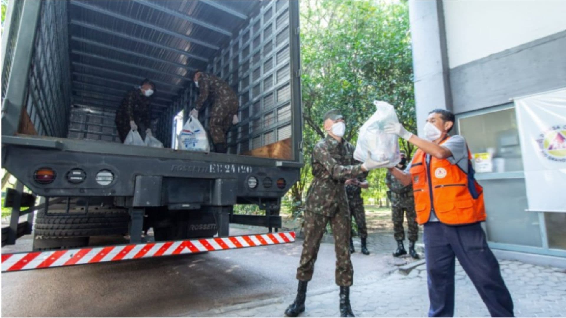 ção de enfrentamento ao coronavírus no RS conta com apoio do Exército Brasileiro.