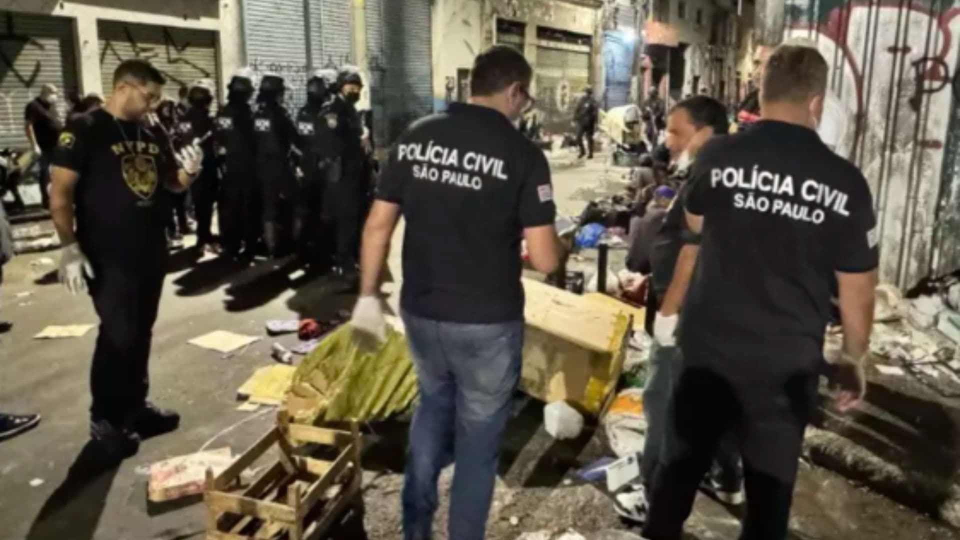 Polícia desmantela organização criminosa no centro de São Paulo.