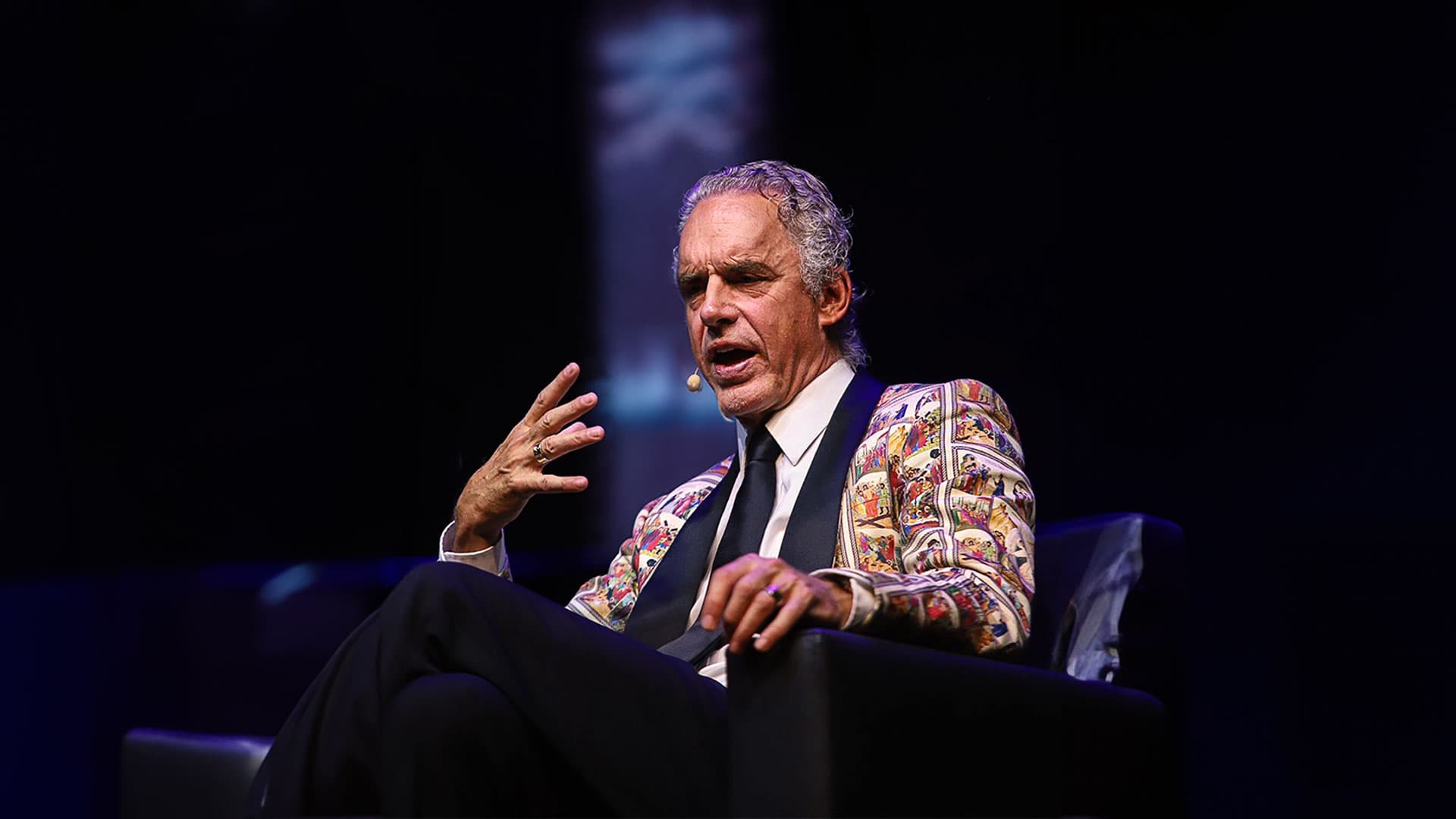 Jordan Peterson em sua primeira palestra no Brasil