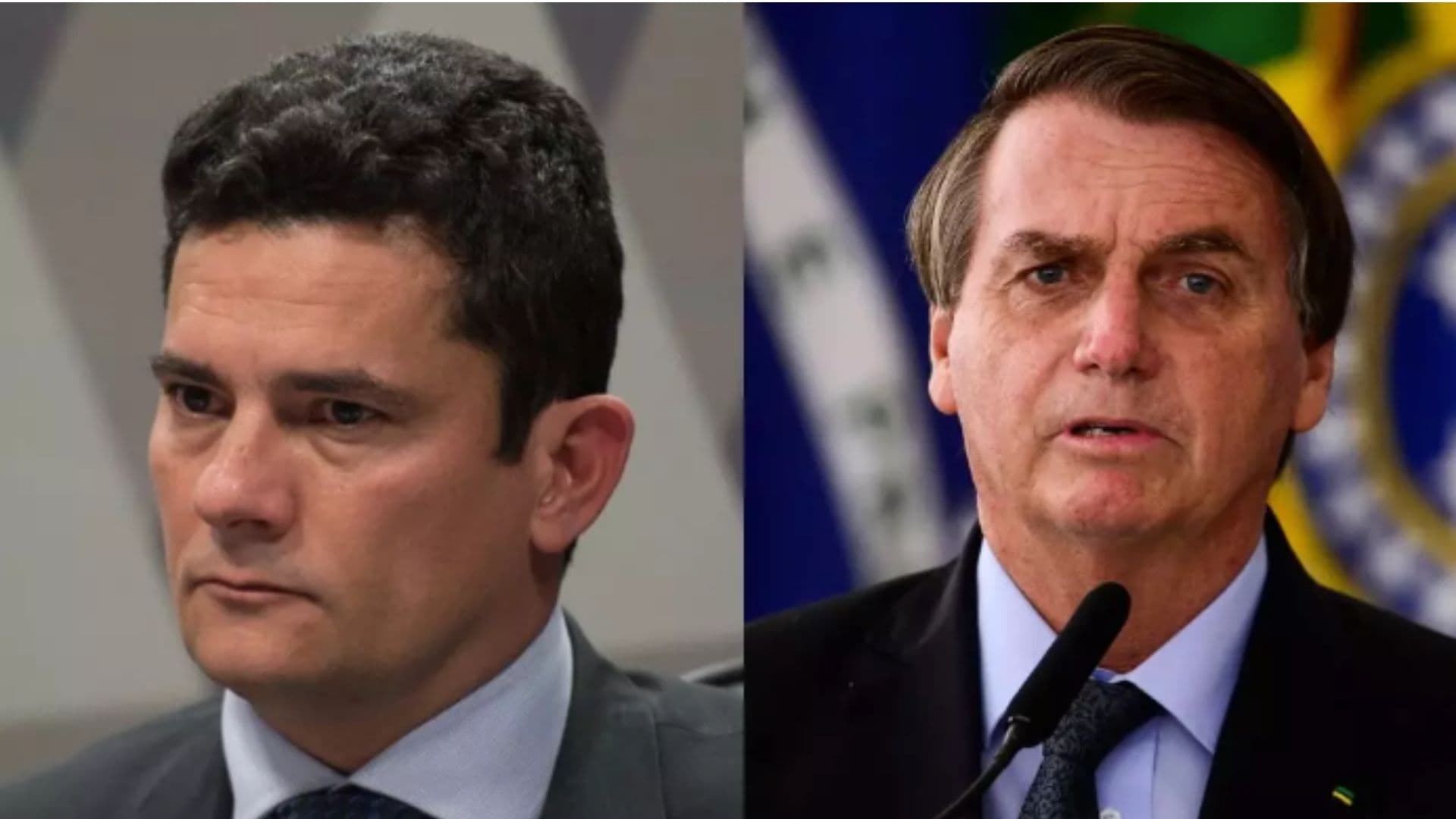 Sérgio Moro e Jair Bolsonaro