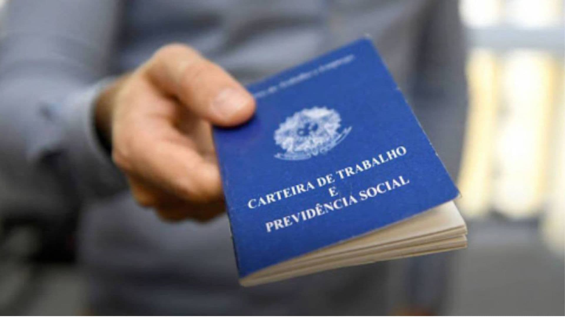 Imagem de uma carteira de trabalho