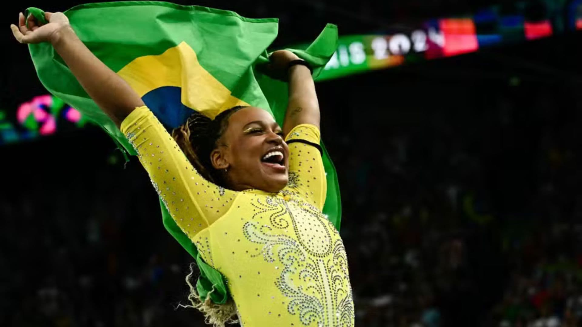 A ginasta Rebeca Andrade