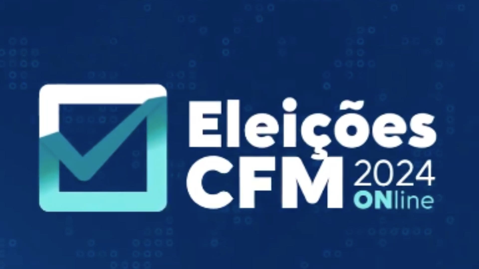 Banner das eleições para o Conselho Federal de Medicina