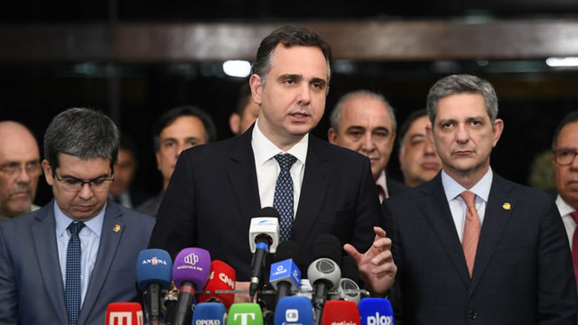 O presidente do Senado, Rodrigo Pacheco