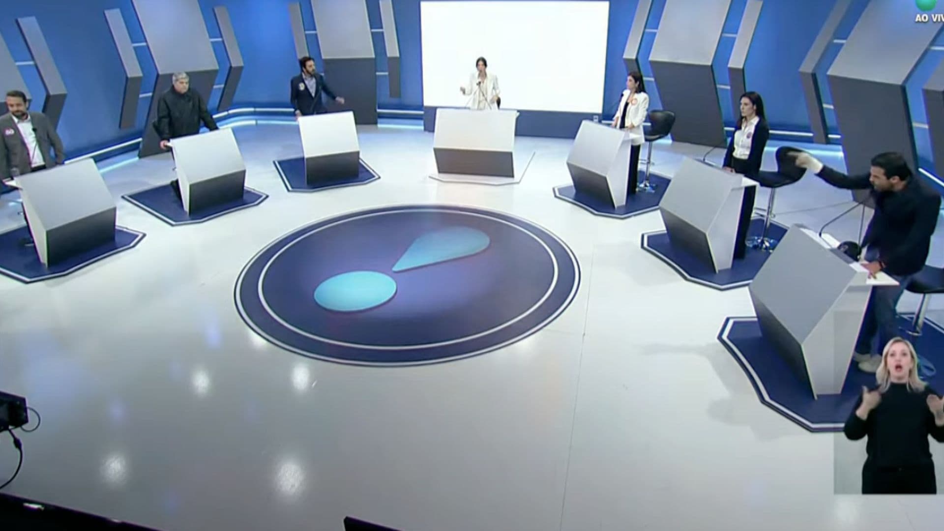 Imagem do debate