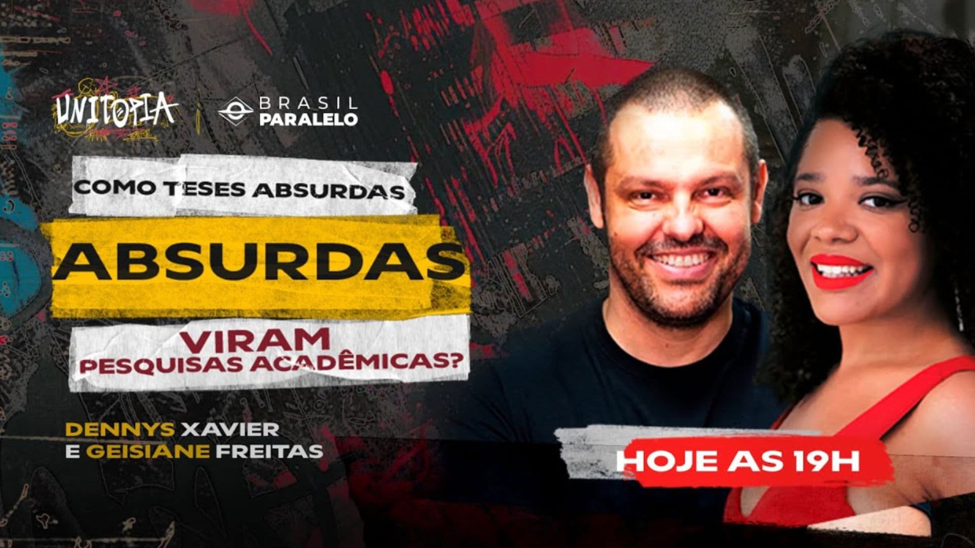 Capa da live sobre teses duvidosas nas universidades