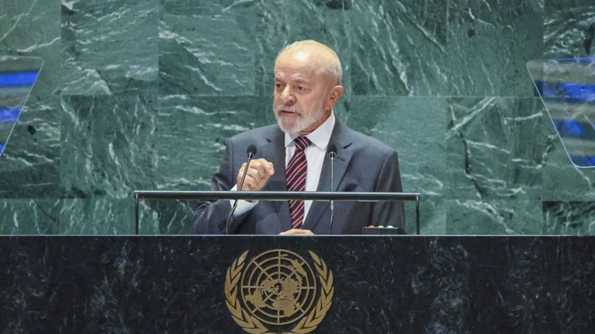 Presidente Lula em discurso na ONU