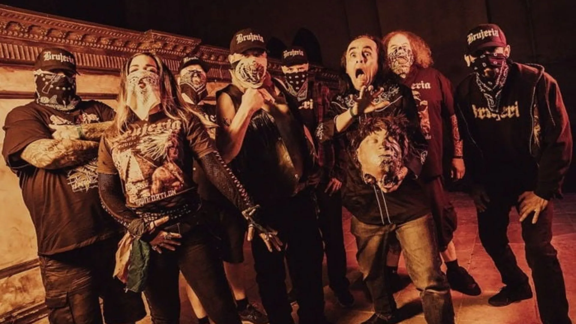 Banda Brujeria posa para a foto
