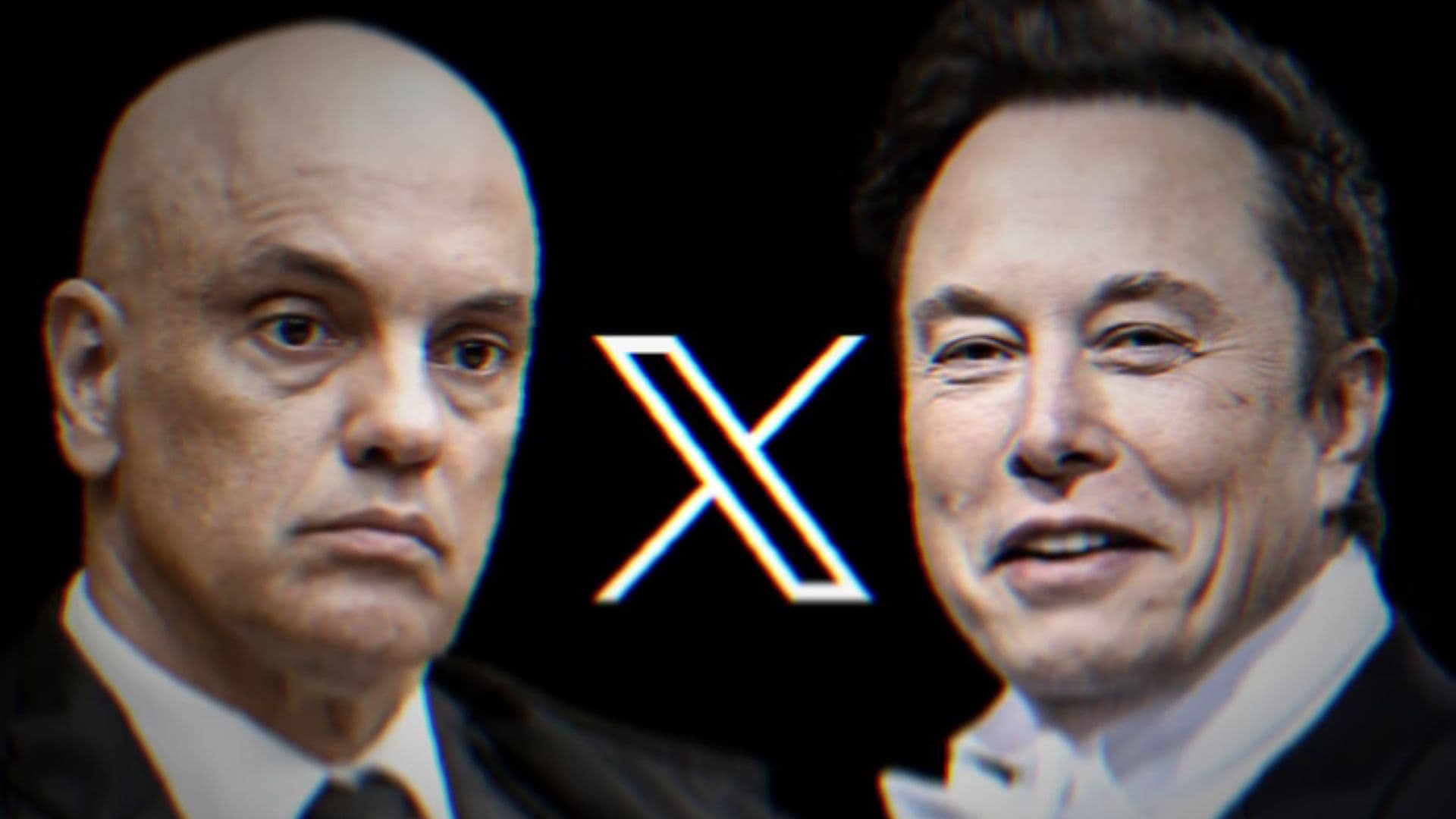 elon musk/Alexandre de moraes