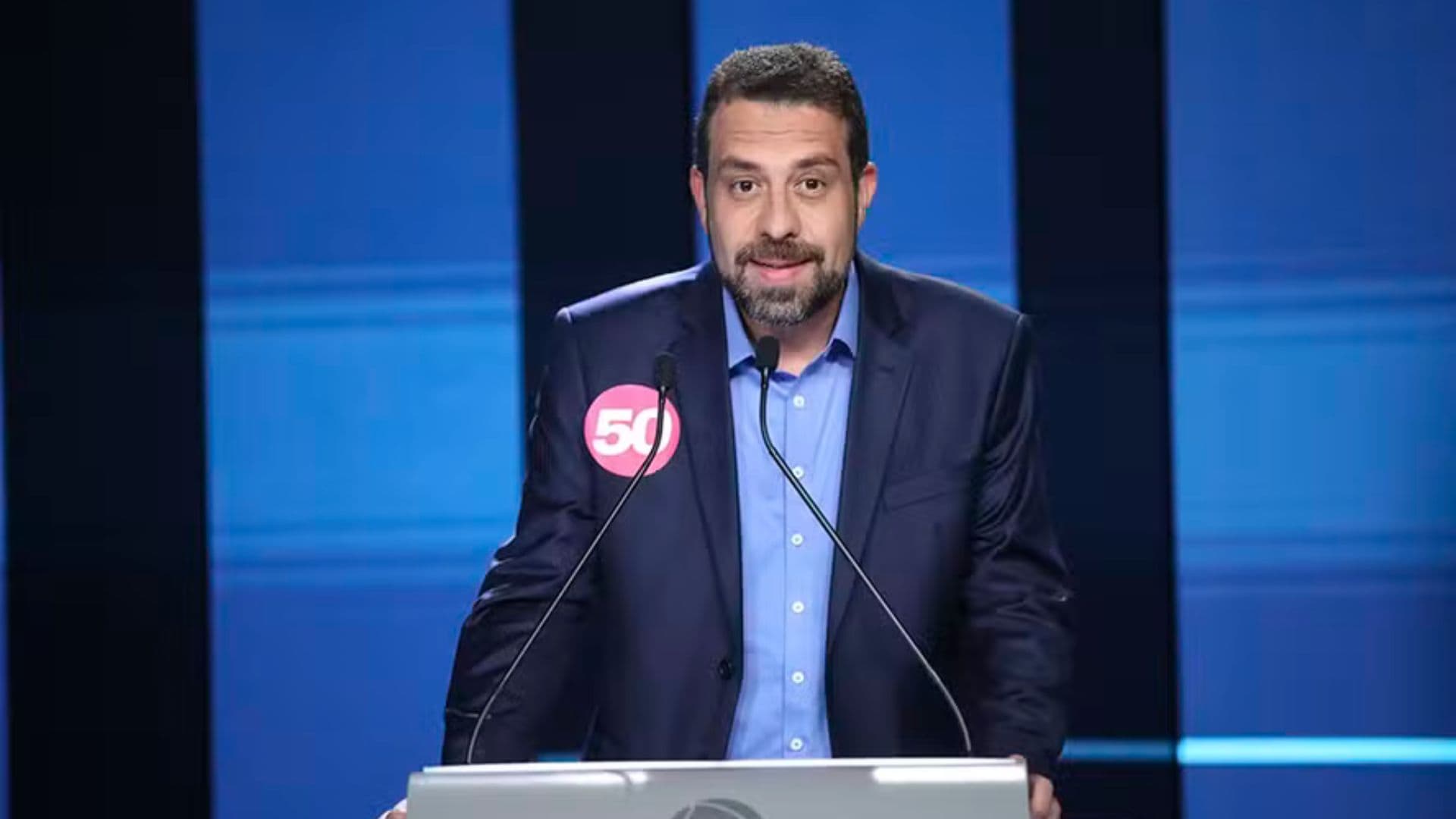 O candidato do Psol, Guilherme Boulos