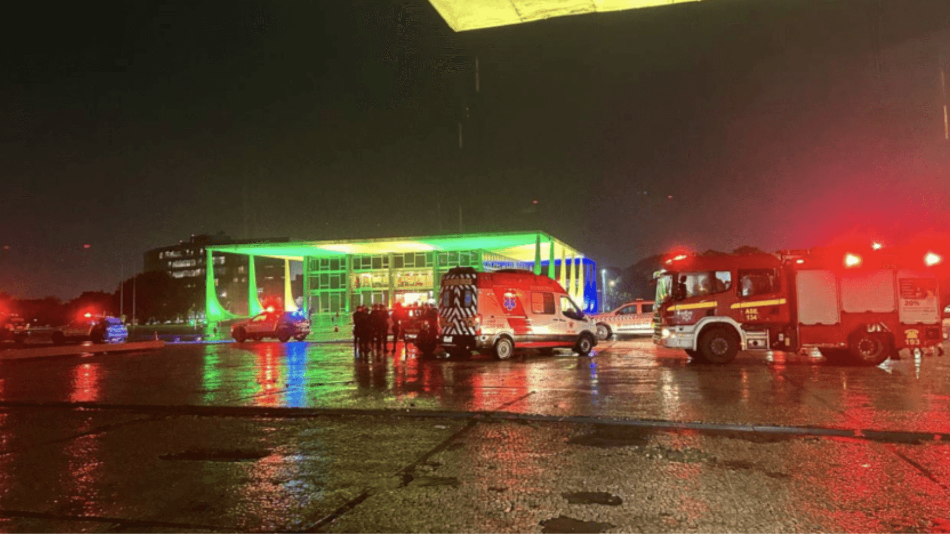 Área da Praça dos Três Poderes foi interditada após o episódio. Foto: Poder 360